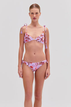 Floral Haze String Bikini Top