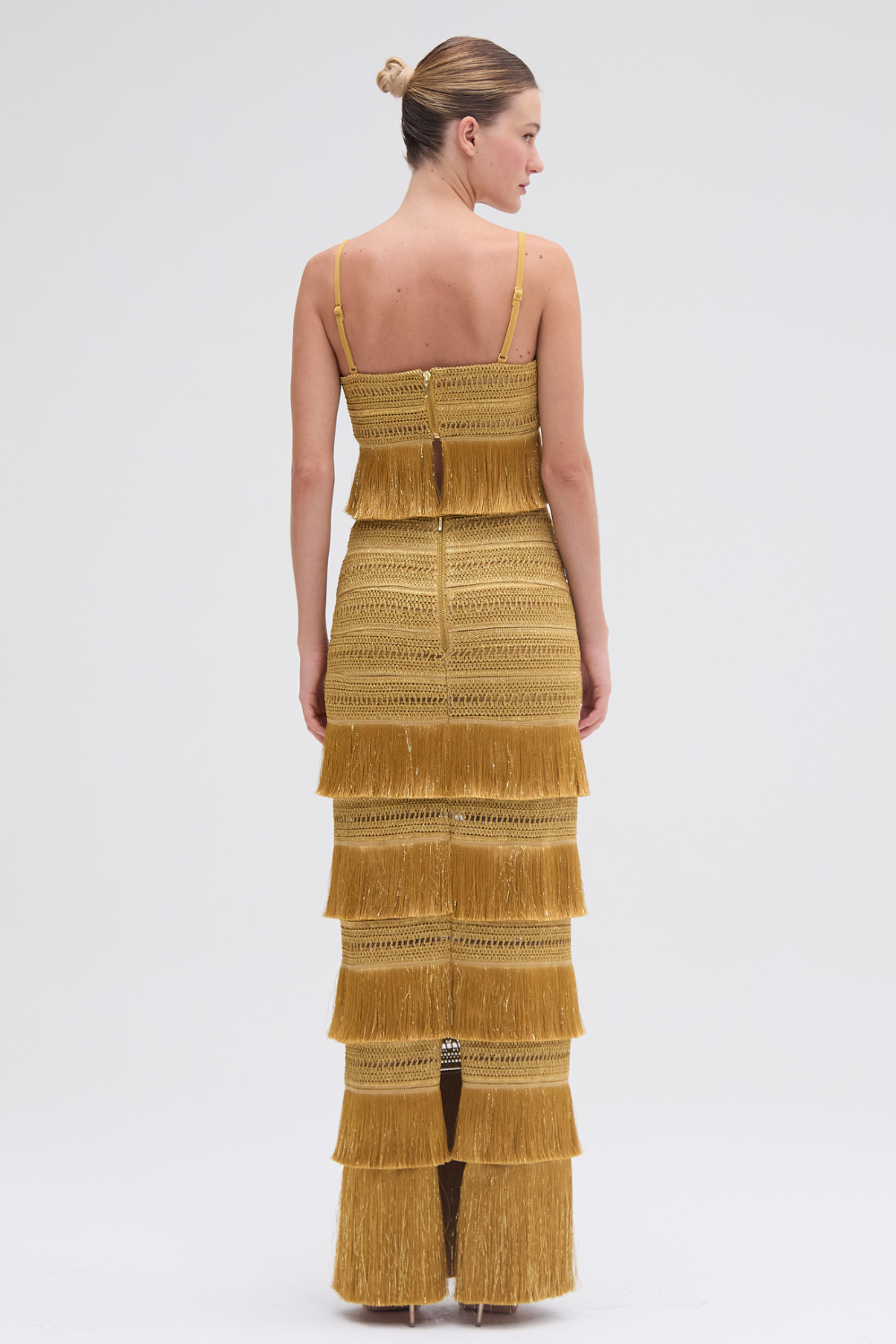 PAMPAS FRINGE MAXI SKIRT