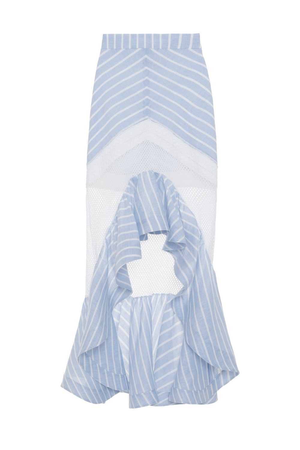 MARINE LINEN MIDI SKIRT