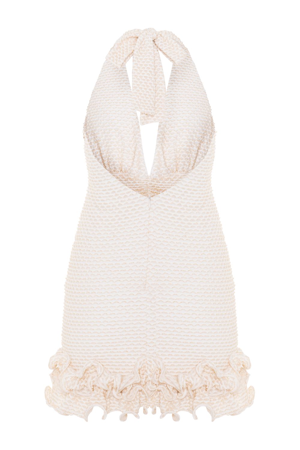 GAVEA MESH PLUNGE MINI DRESS