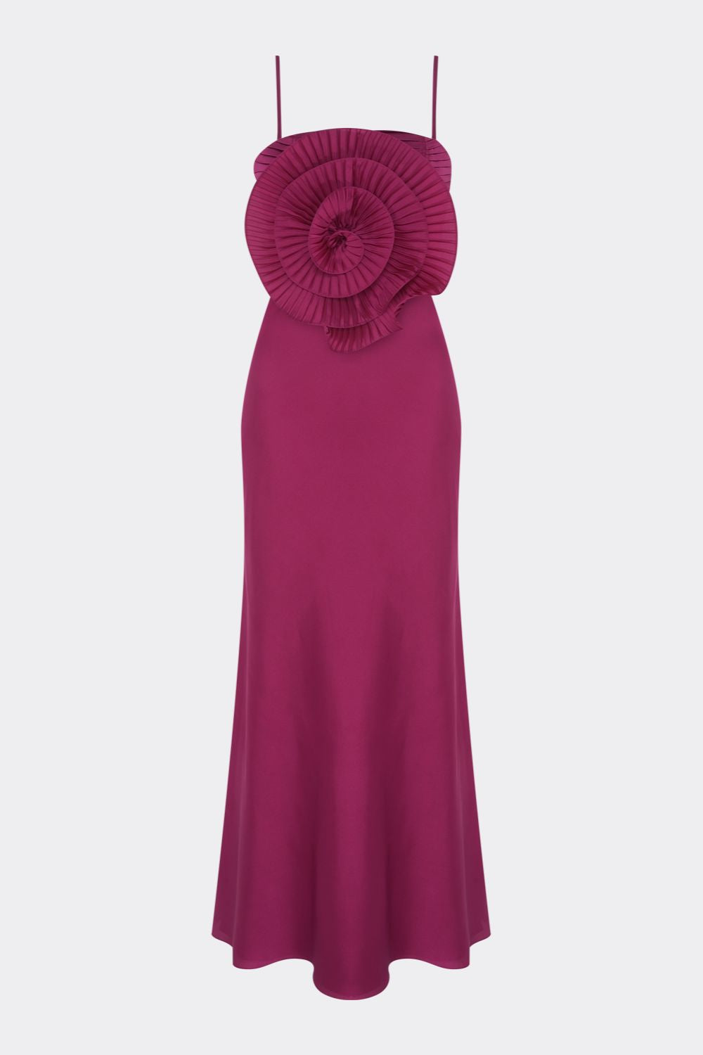DREAM SATIN FLOWER GOWN