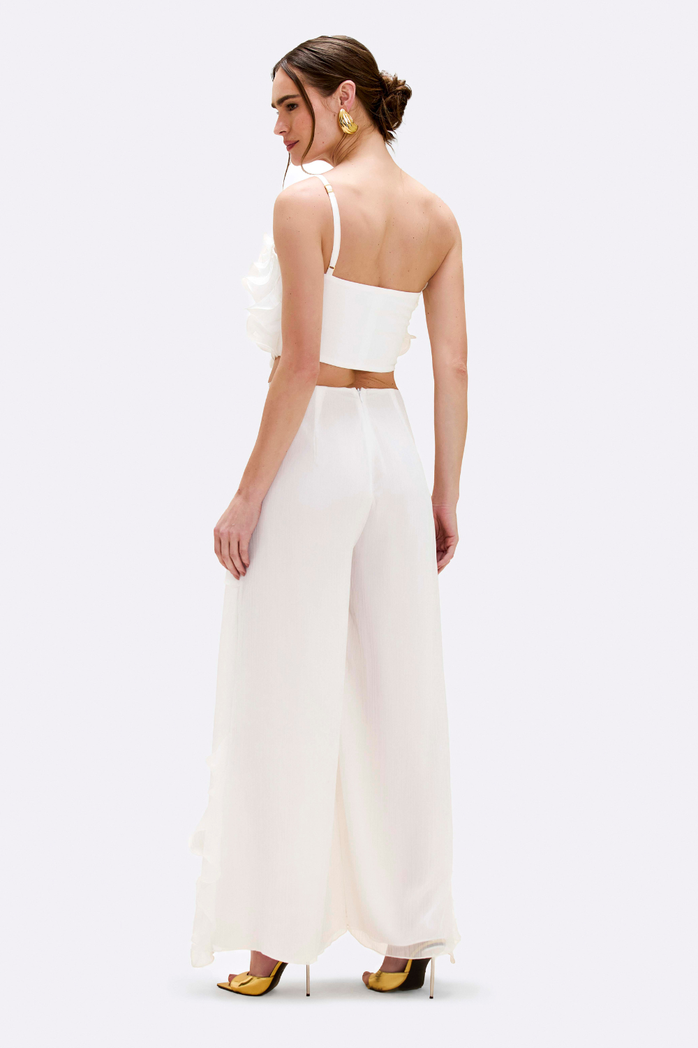 CHIFFON WONDERLAND FLUTTER TOP