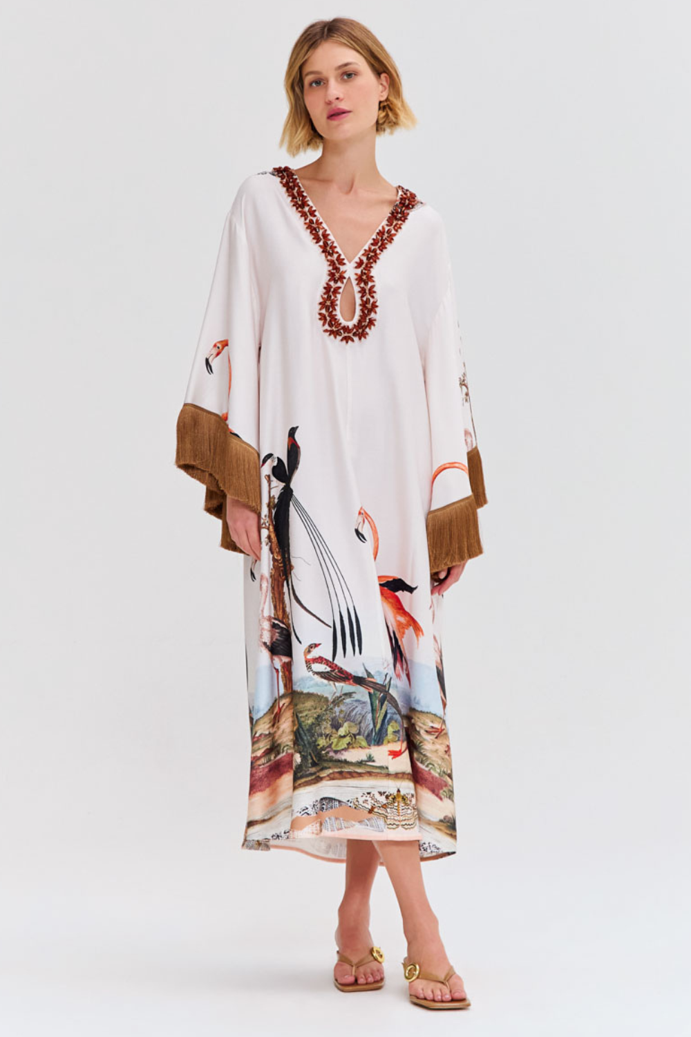 PARADISE LAND MAXI CAFTAN