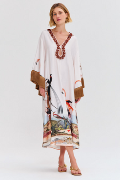 PARADISE LAND MAXI CAFTAN