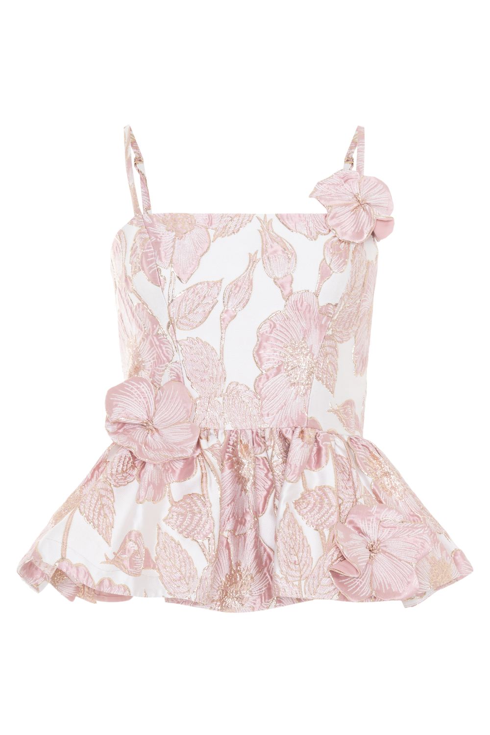 PETAL JACQUARD TOP