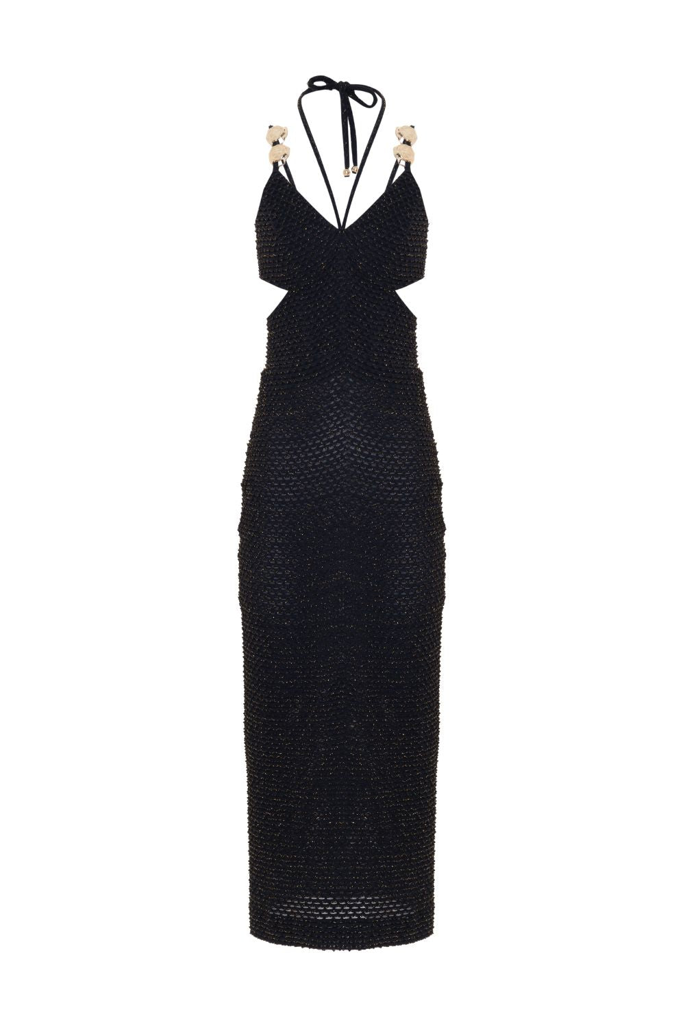 GAVEA MESH CUT OUT MIDI DRESS