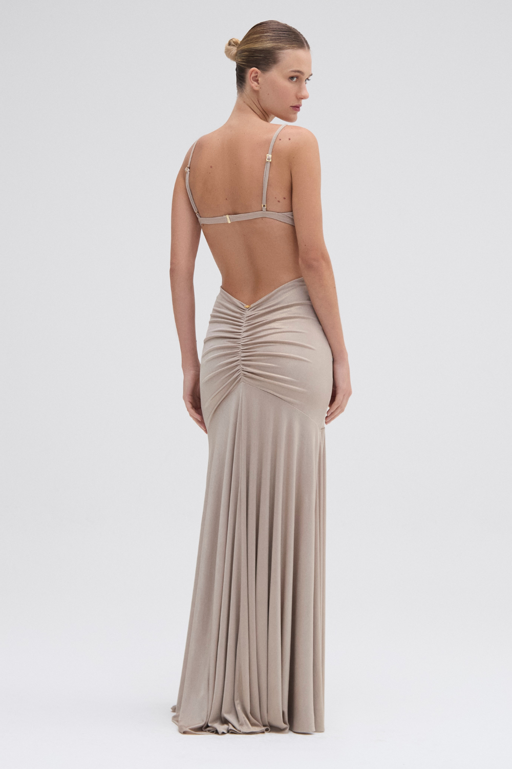 PATBO X CAMILA COELHO DUNE JERSEY CUT OUT DRESS