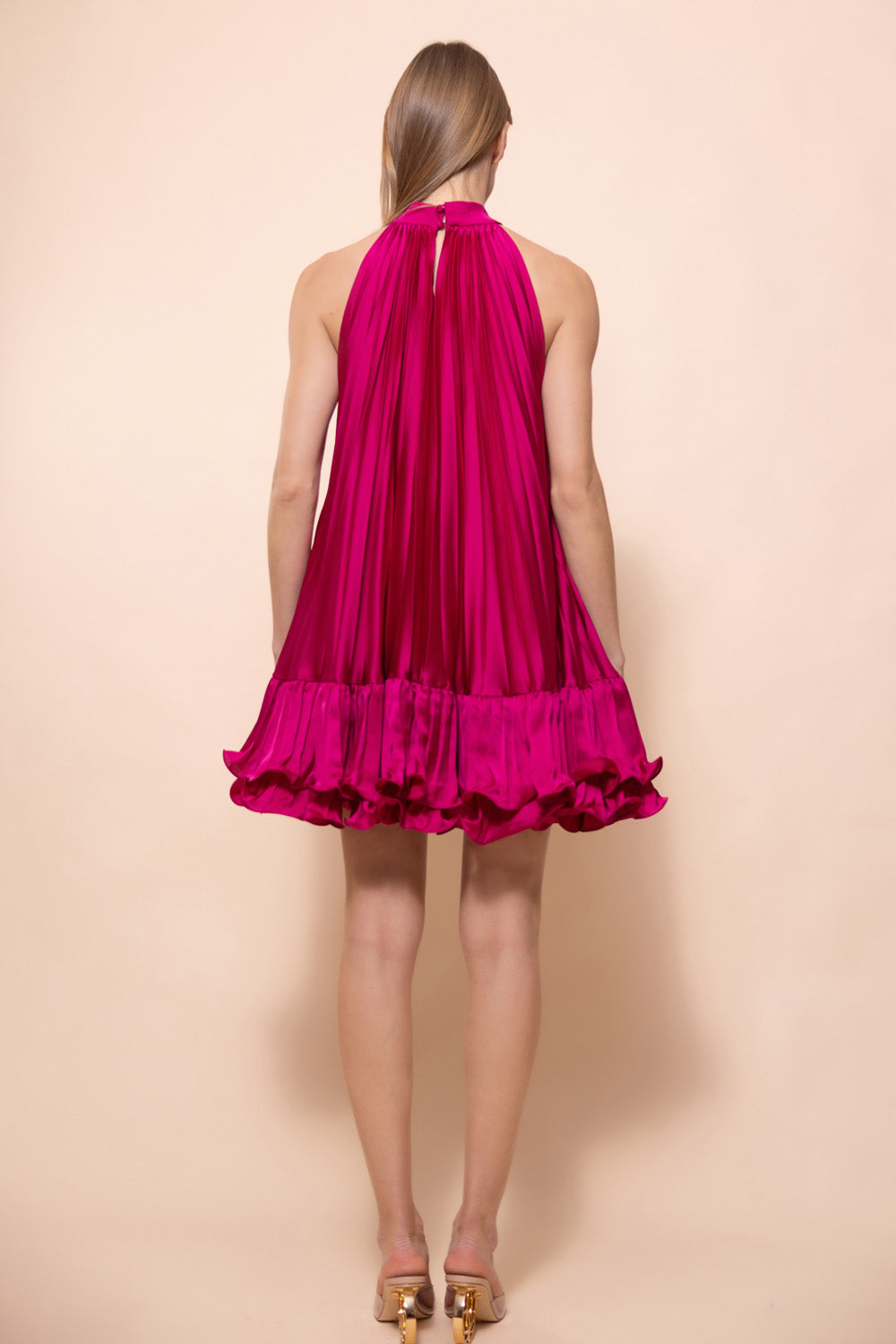 LIZA SATIN MINI DRESS