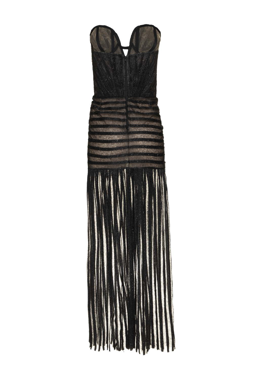 Sparkle Tulle Strapless Maxi Dress (RUNWAY)