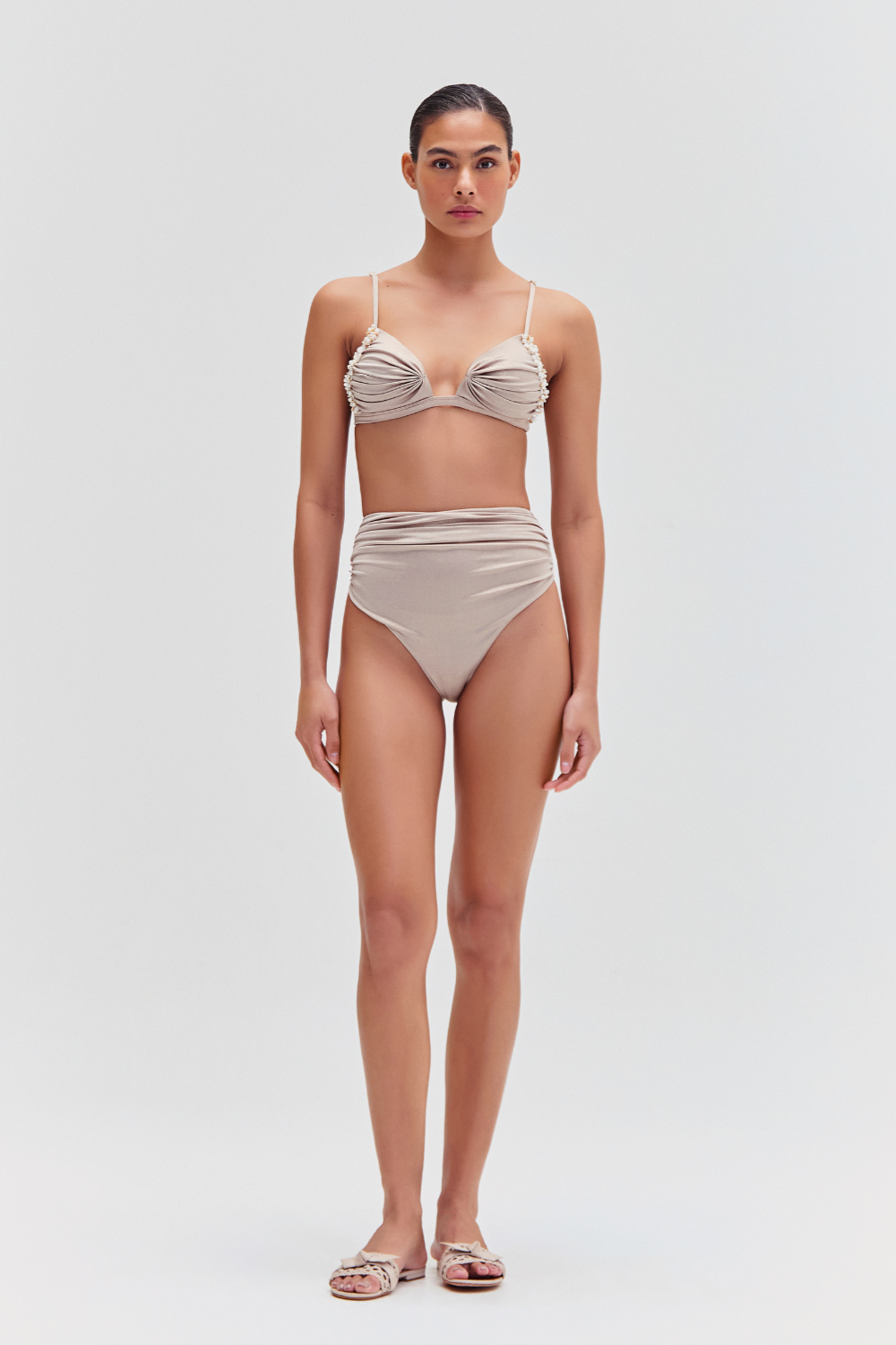 PATBO X CAMILA COELHO DUNE BUZIOS JERSEY HIGH WAIST BIKINI BOTTOM