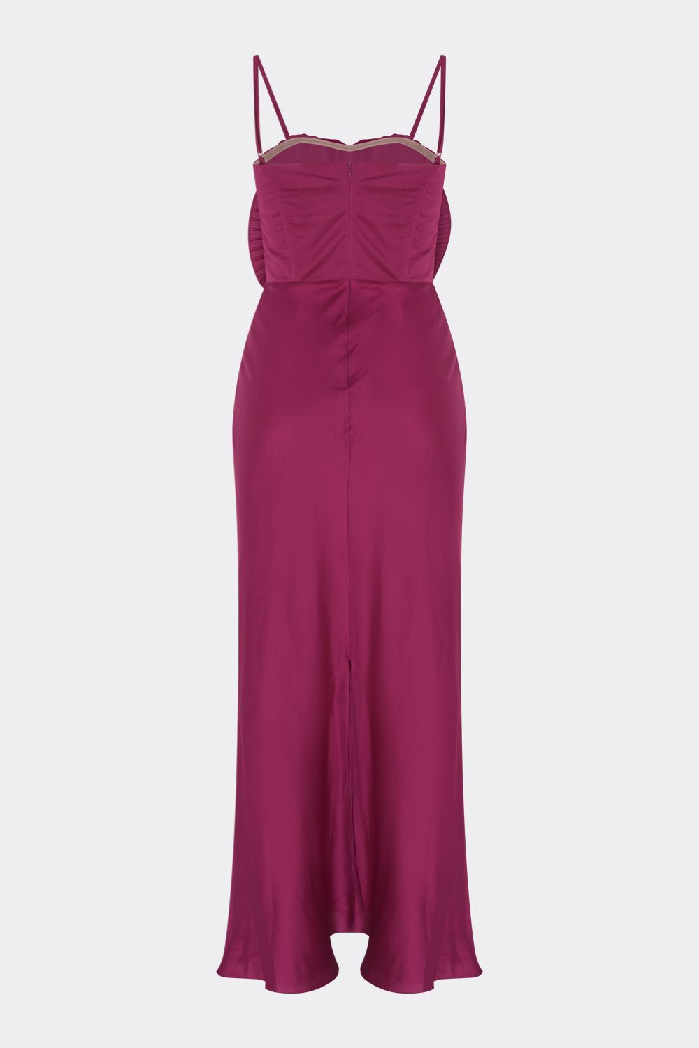 DREAM SATIN FLOWER GOWN