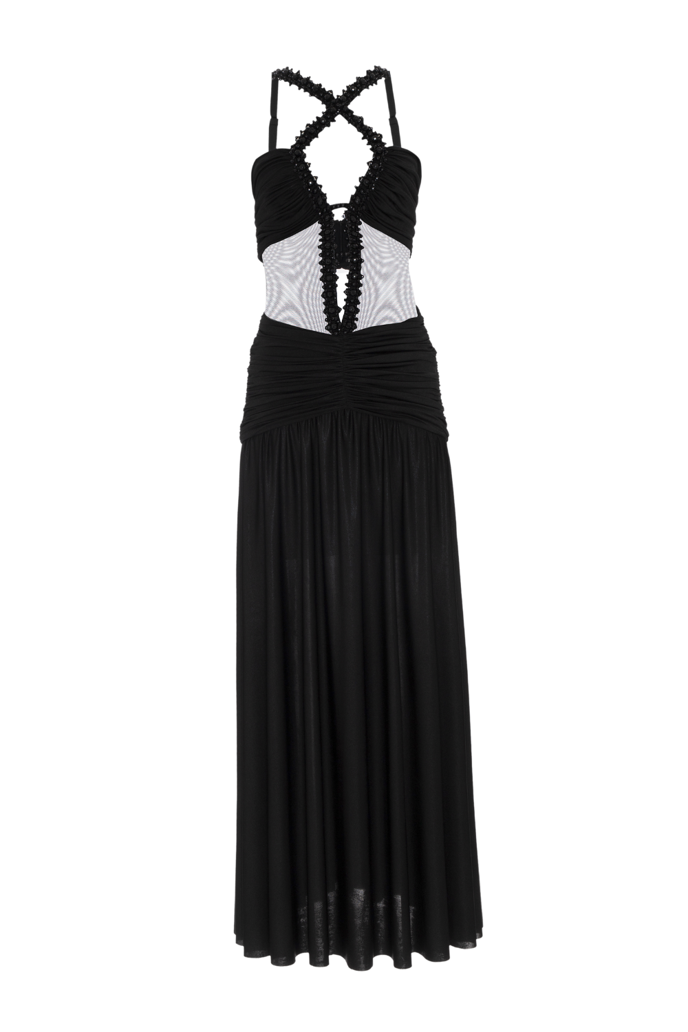 Moonlight Cross-Front Maxi Dress