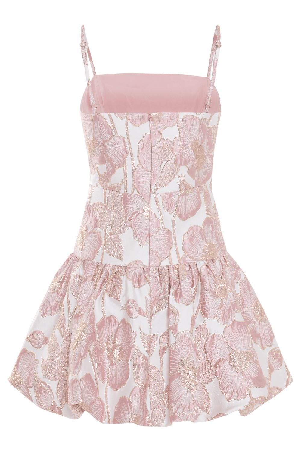 PETAL JACQUARD MINI DRESS