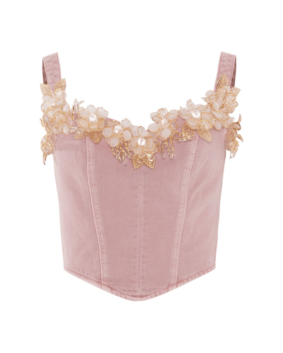 PINK DENIM TOP