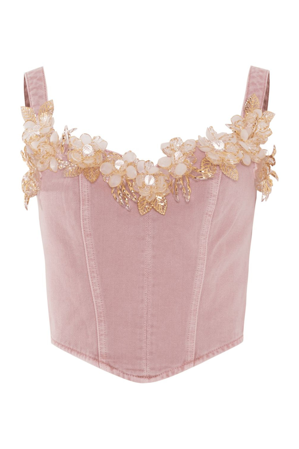 PINK DENIM TOP