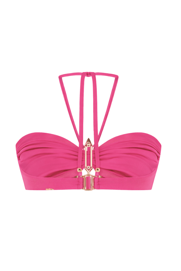 AURORA LYCRA LOTUS BUCKLE BIKINI TOP