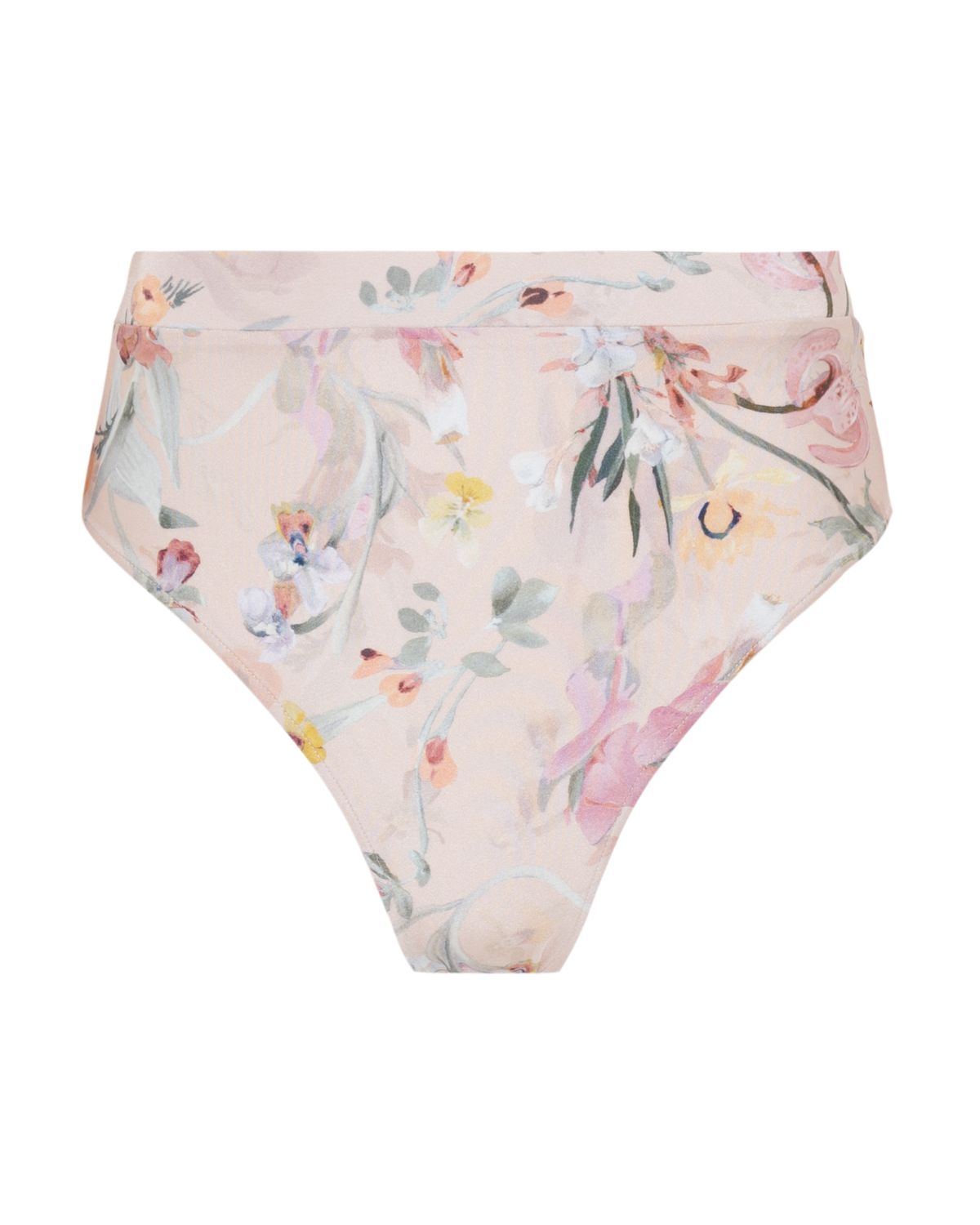 LILY FLOWER HIGH WAIST BIKINI BOTTOM
