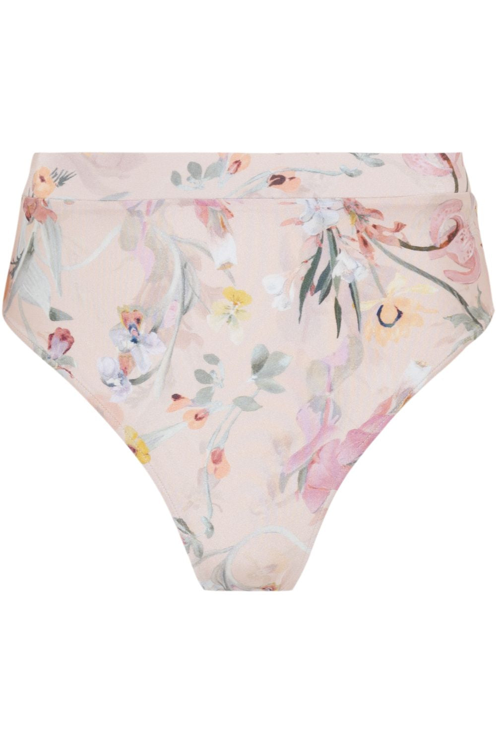 LILY FLOWER HIGH WAIST BIKINI BOTTOM