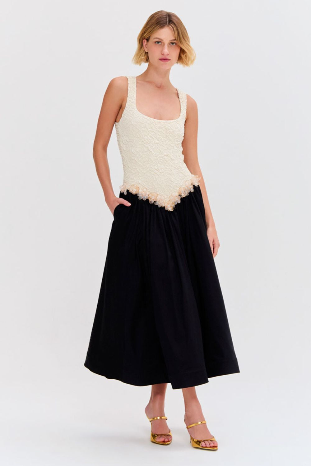 PAPILLON JACQUARD MIDI DRESS PAPILLON JACQUARD MIDI DRESS