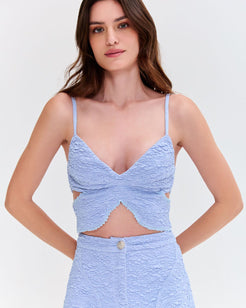 PAPILLON JACQUARD BUTTERFLY TOP