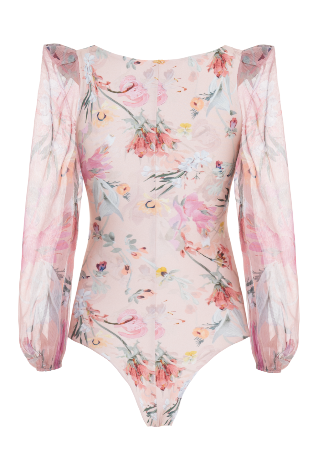 LILY FLOWER LONG SLEEVE SWIMSUIT