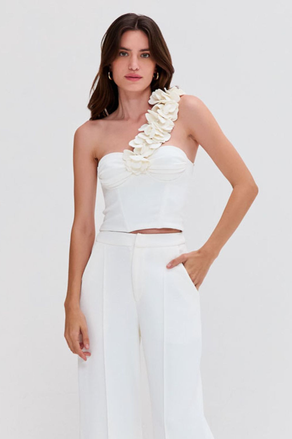 MERIAN KNIT ONE SHOULDER TOP