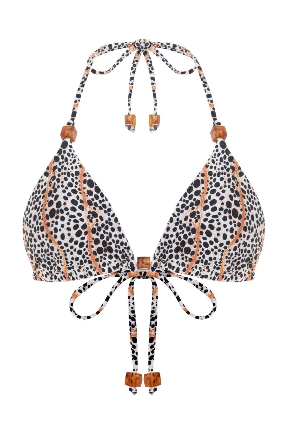 SPECKLED POA LACE BIKINI TOP