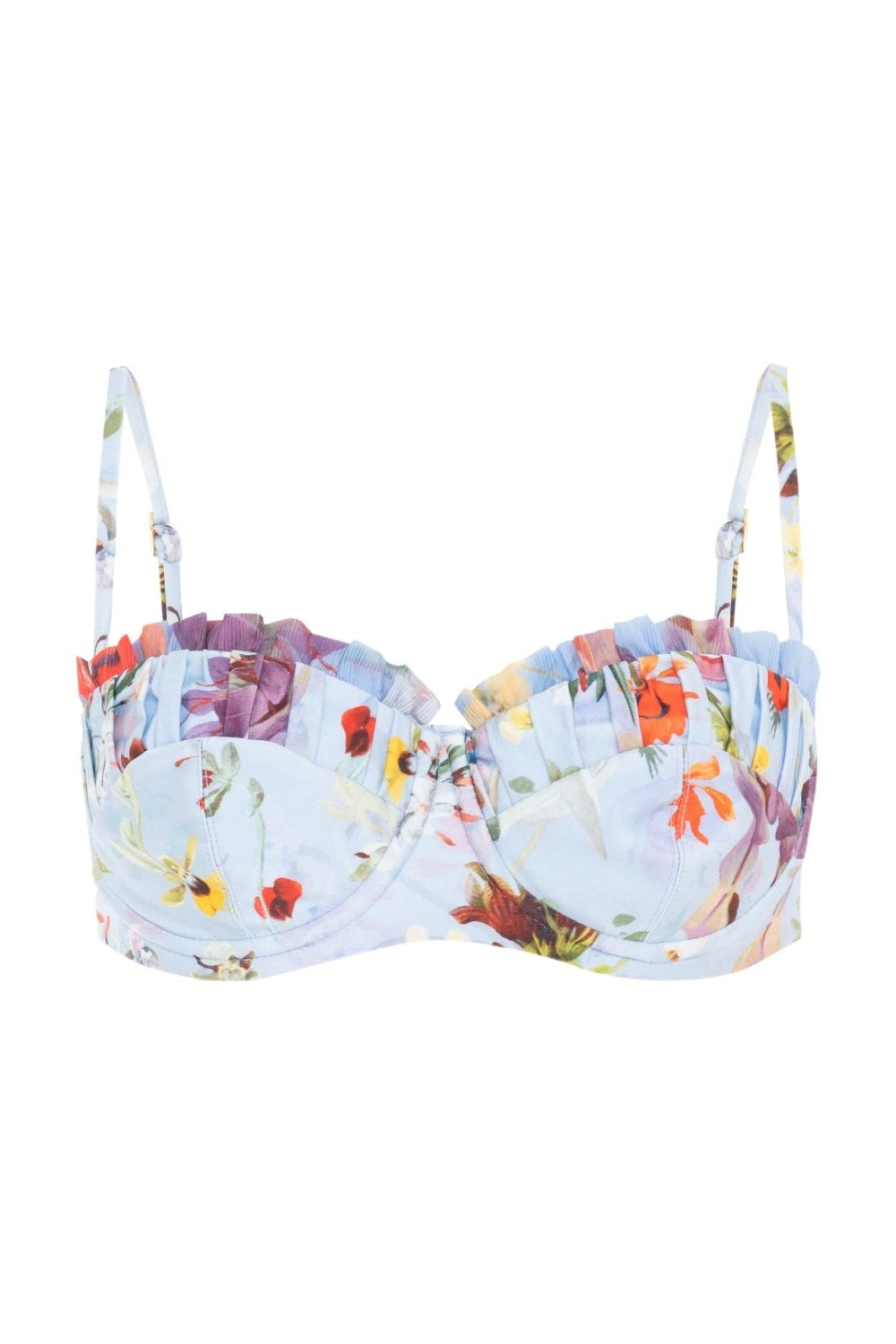 LILY FLOWER UNDERWIRE BIKINI TOP