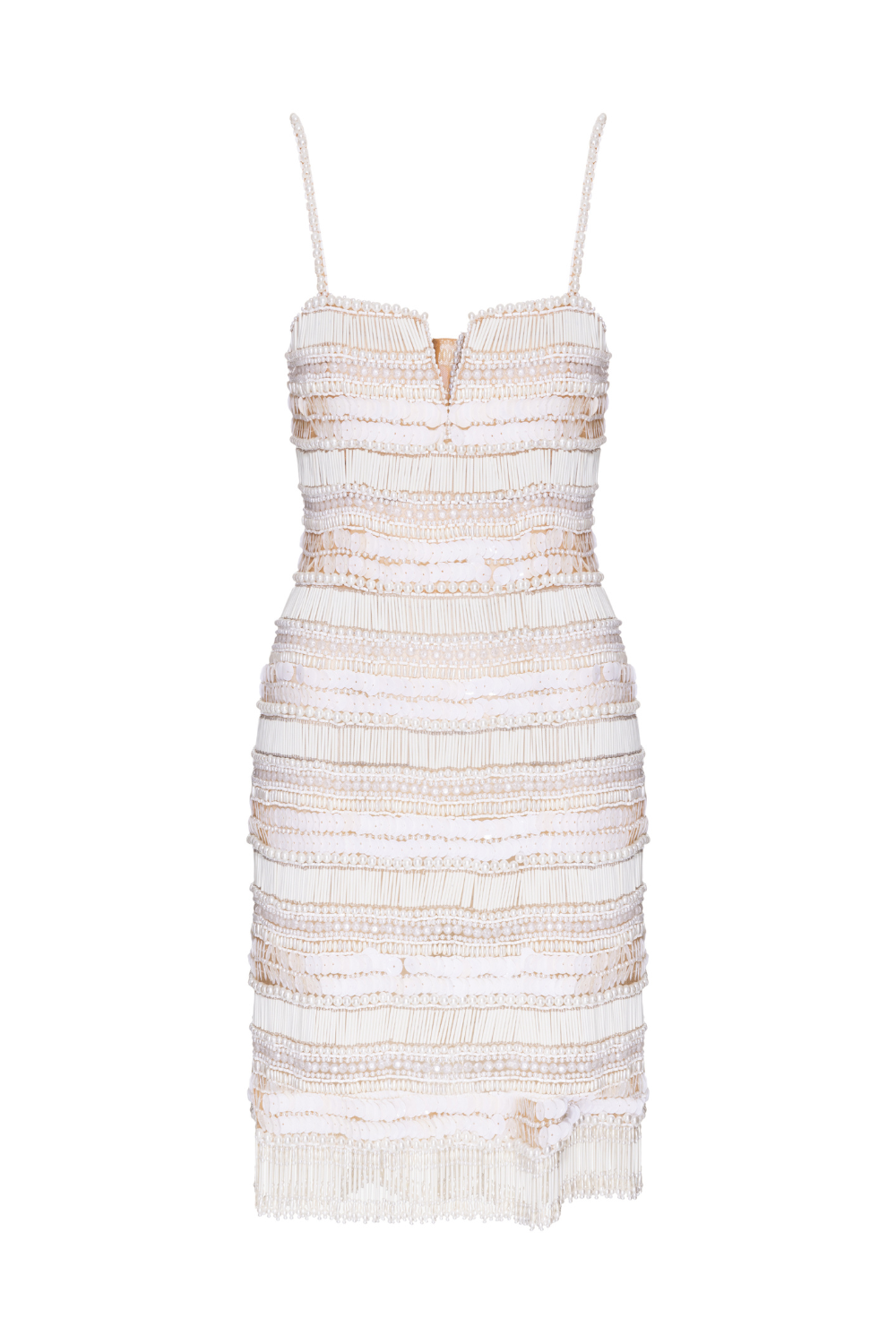 Hand-Beaded Sleeveless Mini Dress (EXCLUSIVE)