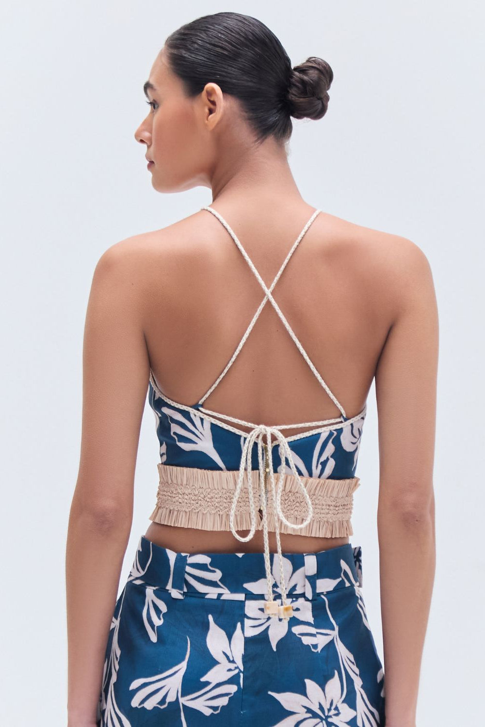 ARTICHOKE HALTERNECK TOP