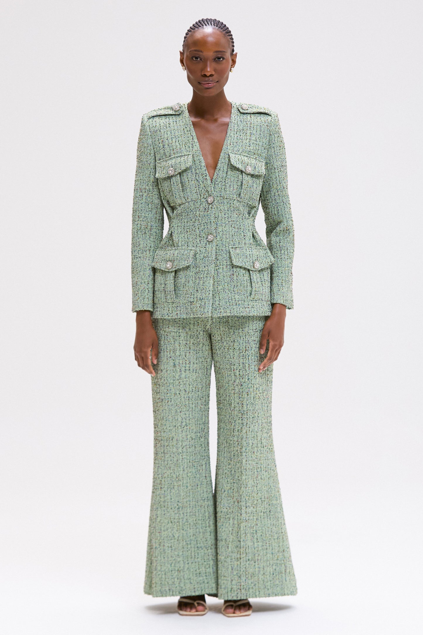 CRYSTAL TWEED PANT