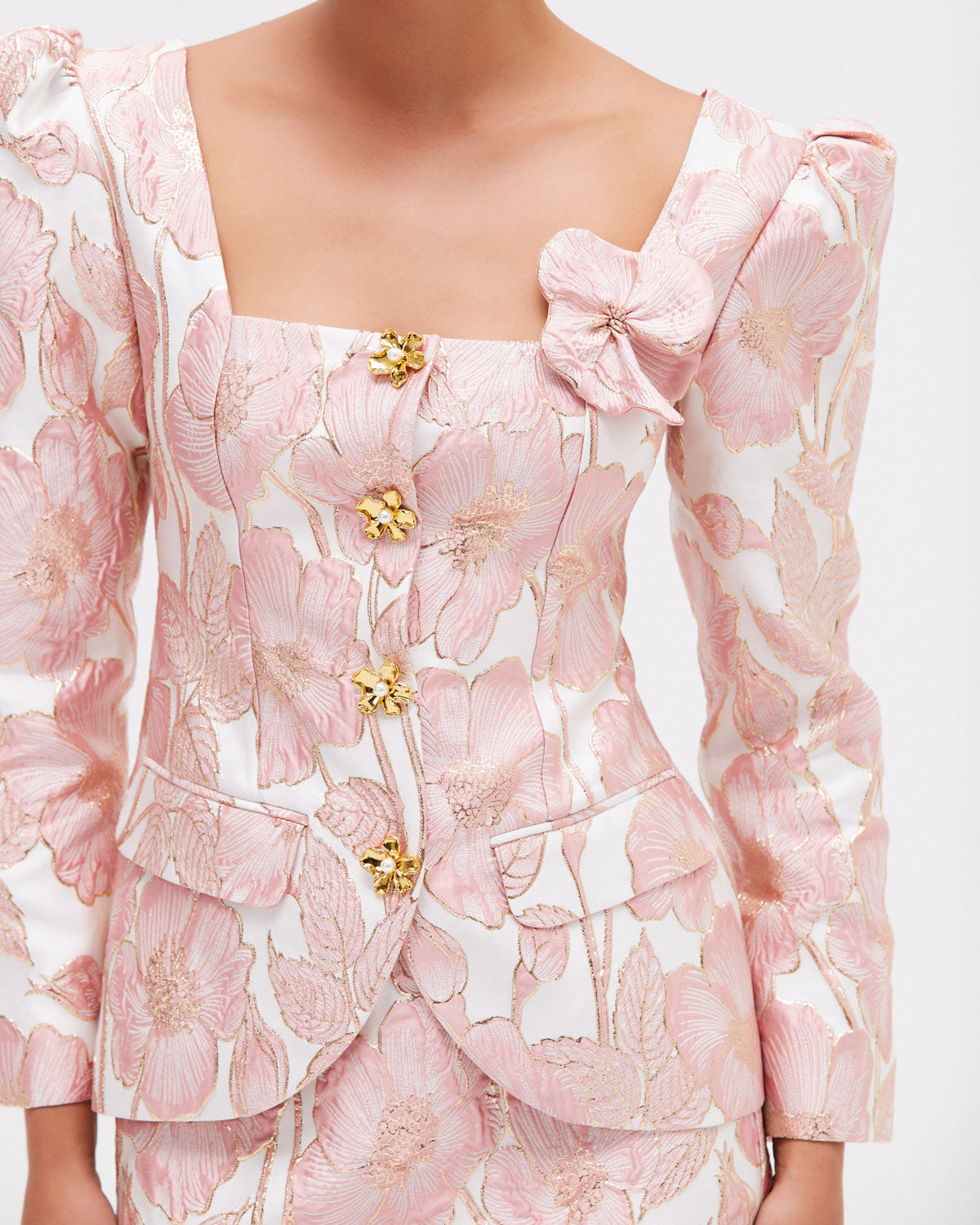 PETAL JACQUARD JACKET