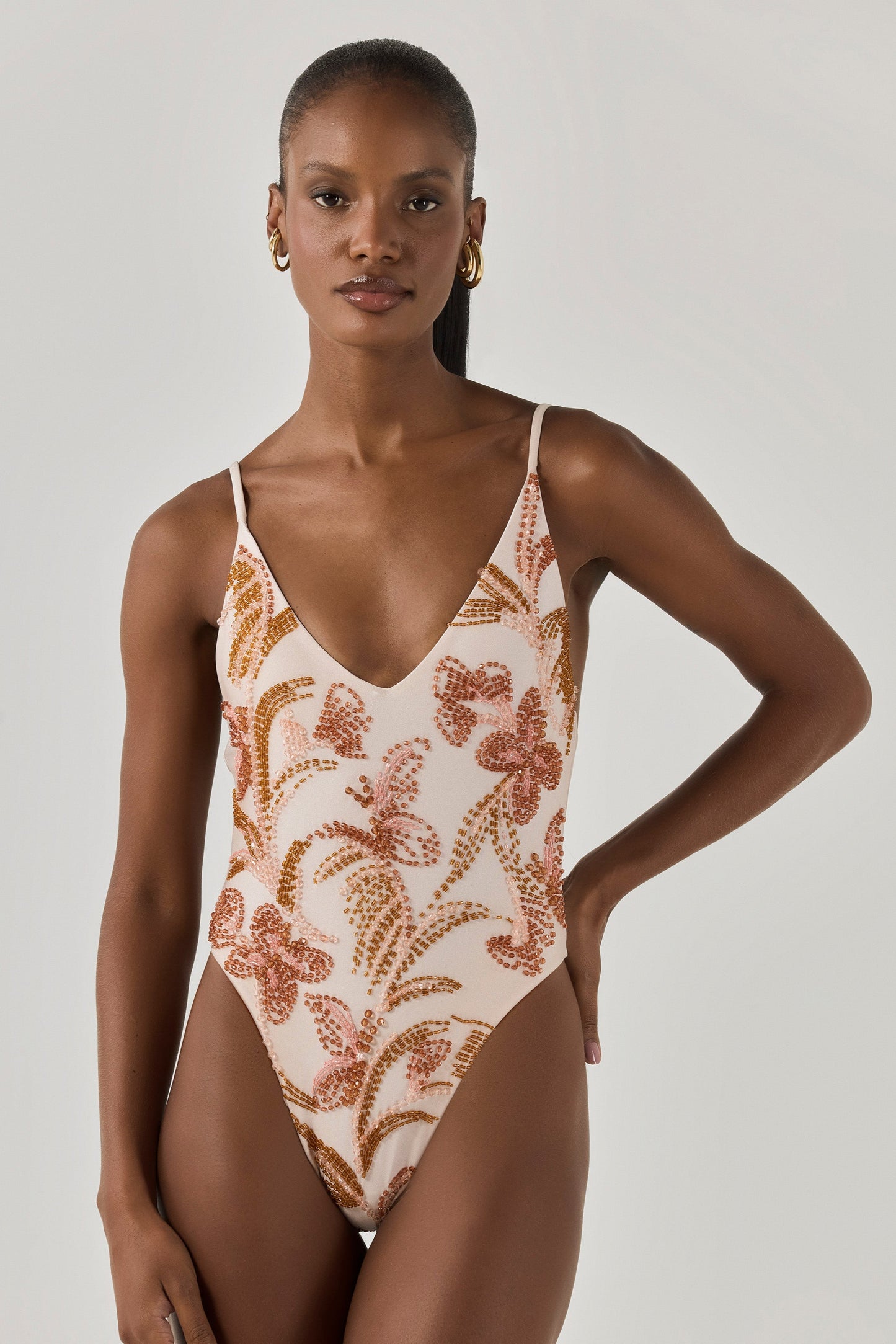 EMBROIDERED SWIMSUIT (RUNWAY)