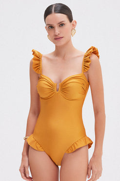 LAGOA LYCRA FLUTTER ONE PIECE