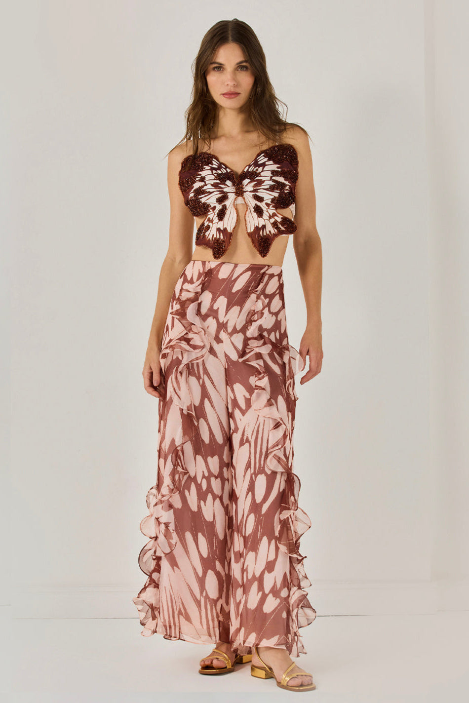 BUTTERFLY FLUTTER PANTS (RUNWAY)