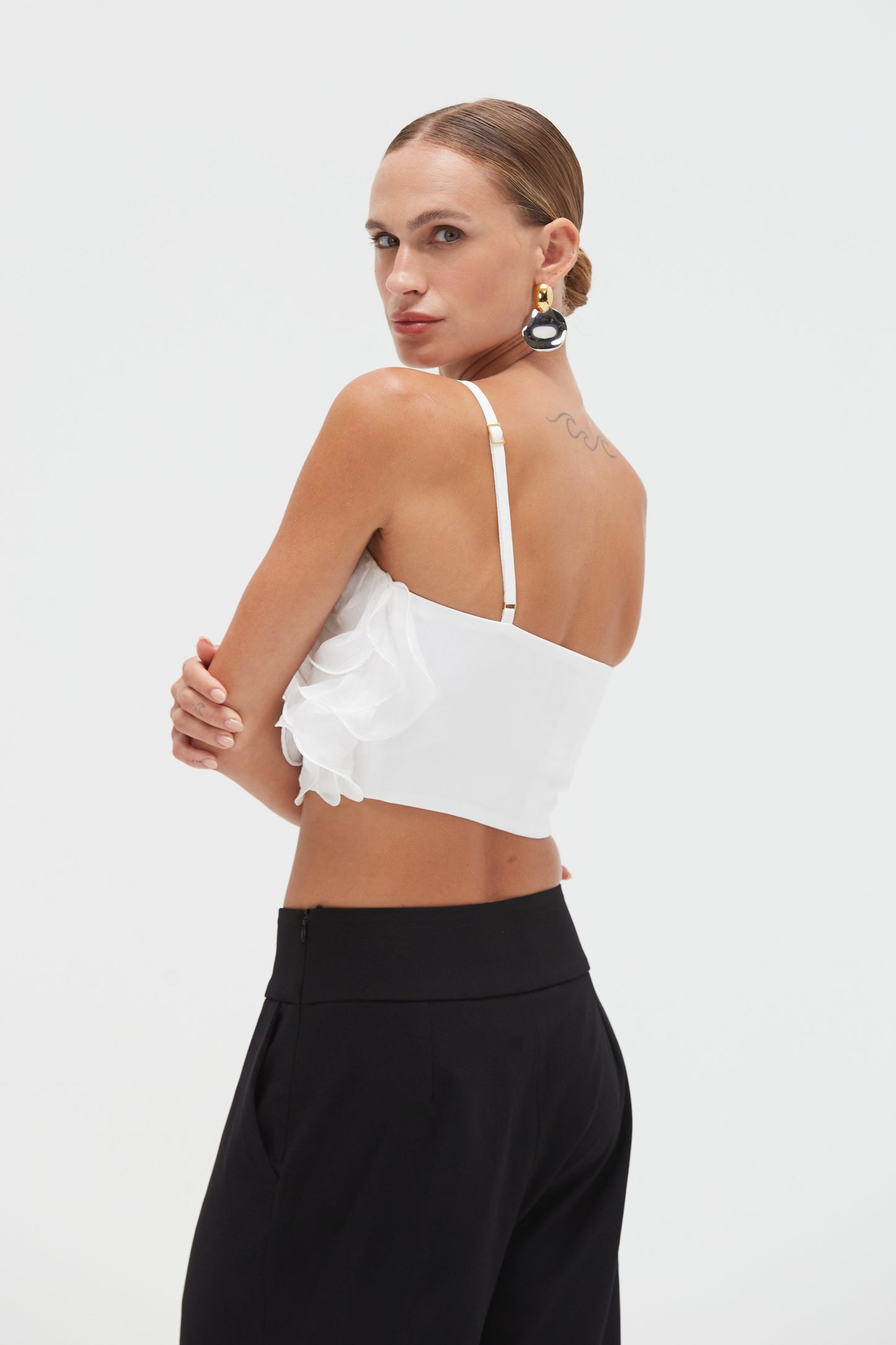 CHIFFON WONDERLAND FLUTTER TOP