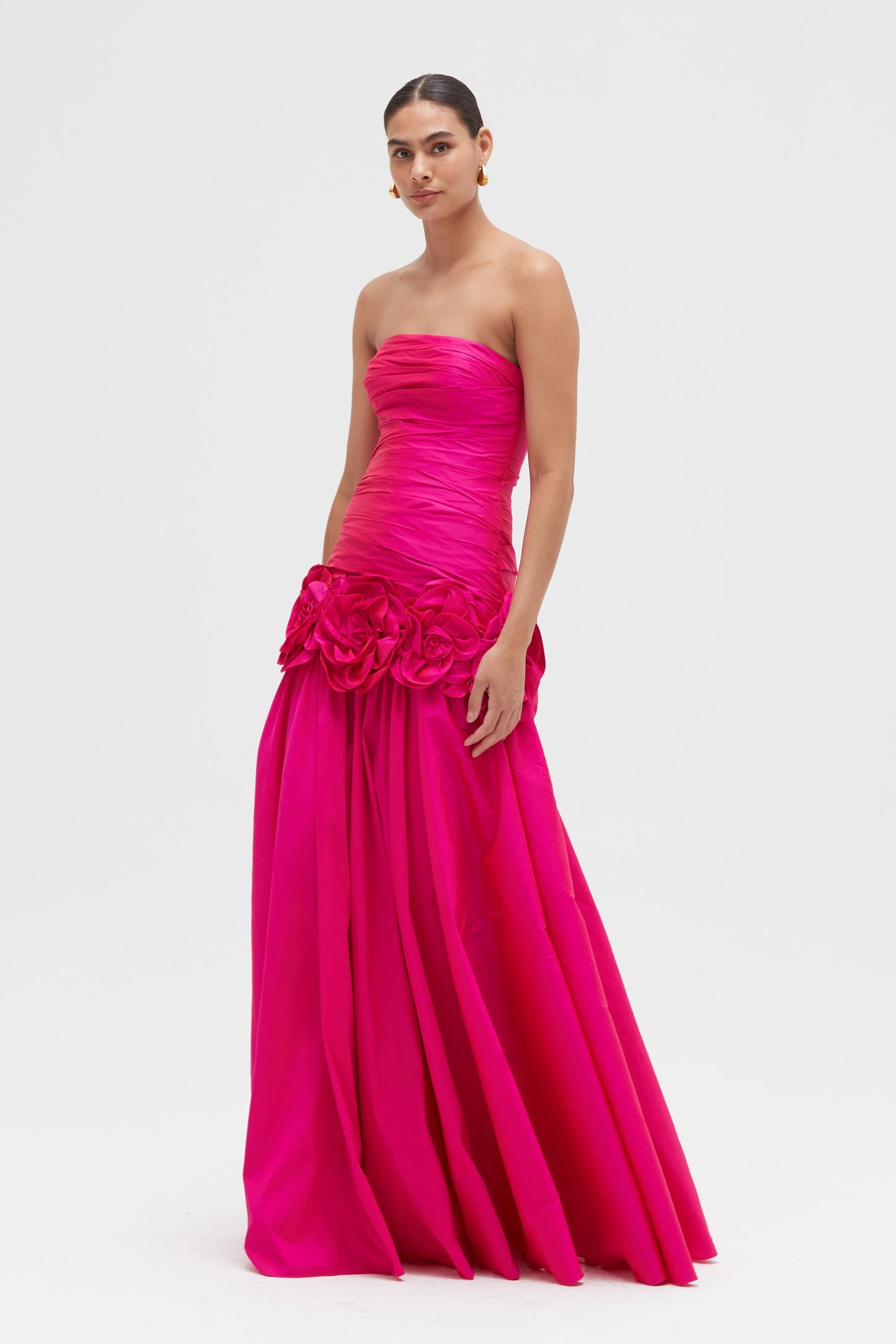 TAFFETA BLOOM GOWN