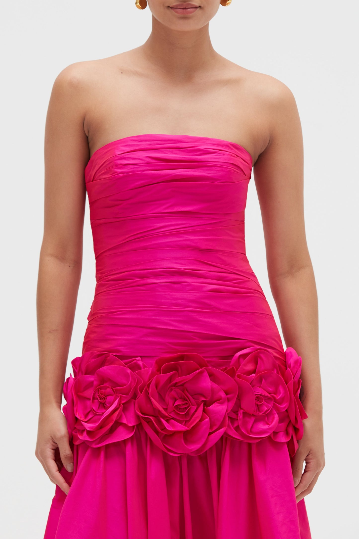 TAFFETA BLOOM GOWN