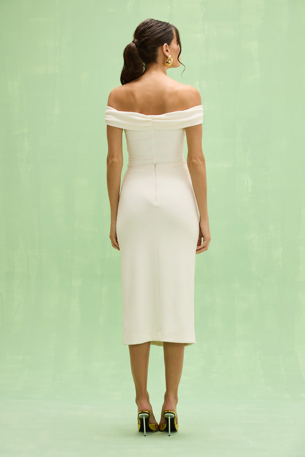 CORA KNIT OFF SHOULDER BODYSUIT