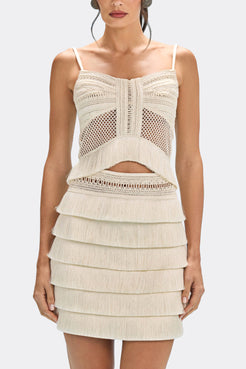 RADIANT FRINGE TOP