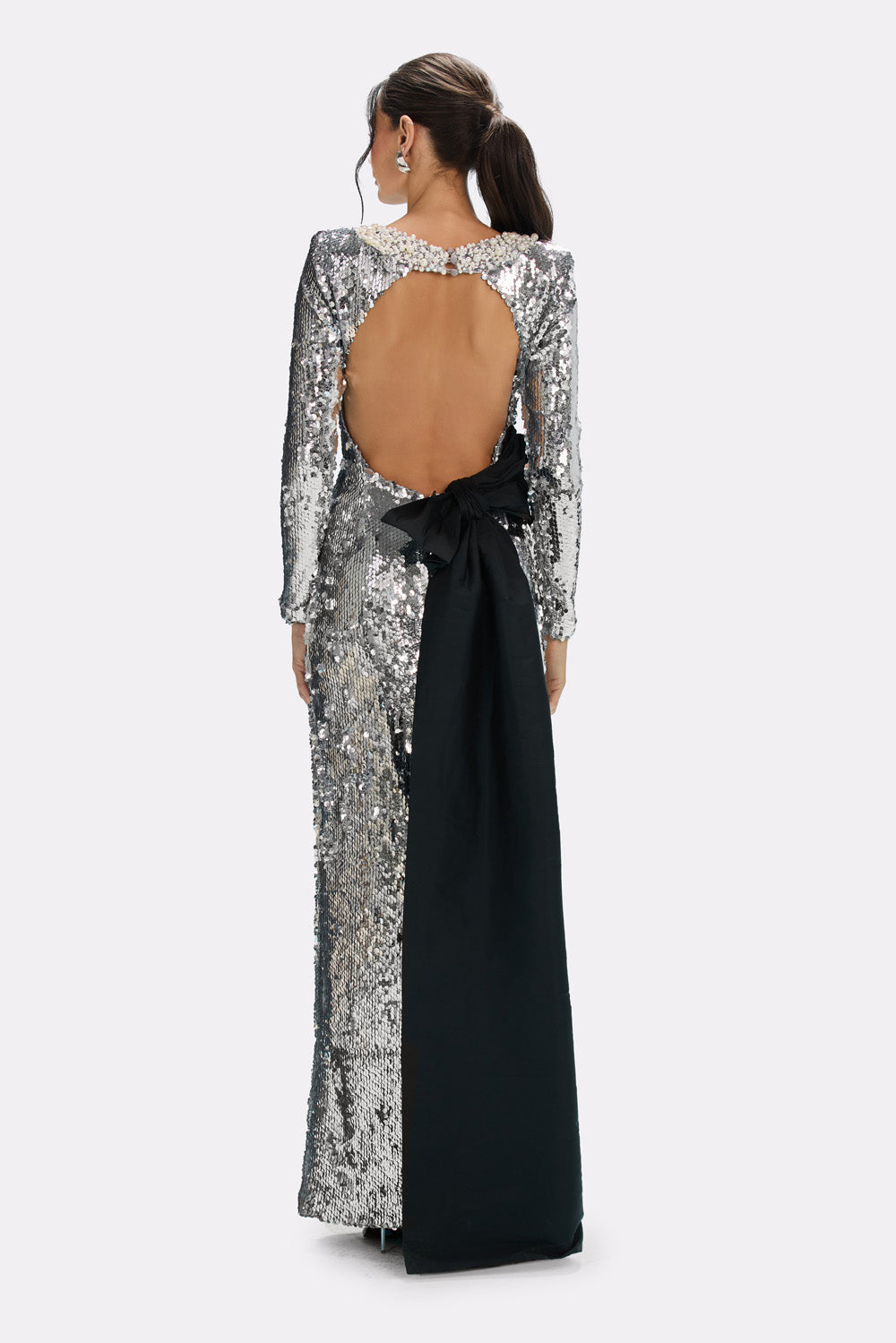 MOONLIGHT Sequin GOWN 4 / Silver MOONLIGHT Sequin GOWN 4 / Silver