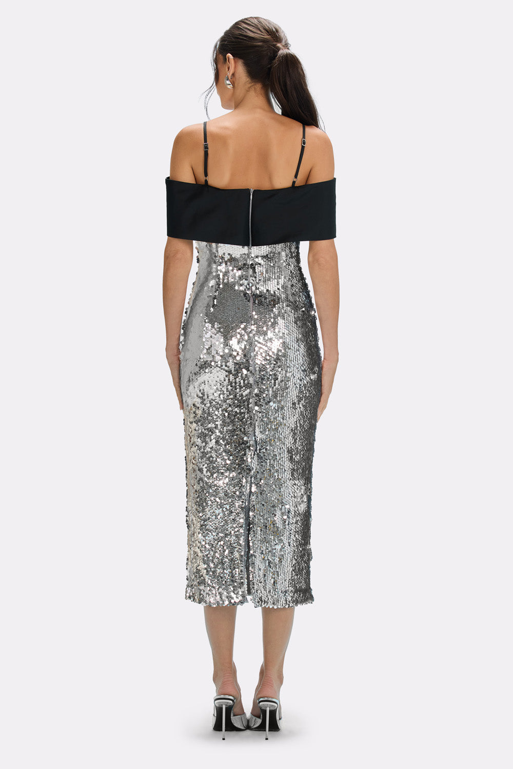 MOONLIGHT SEQUIN MIDI DRESS
