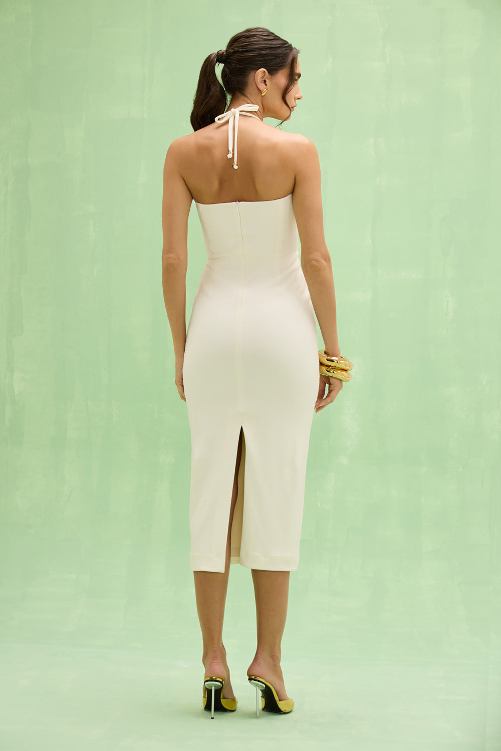 LUNA KNIT MIDI DRESS