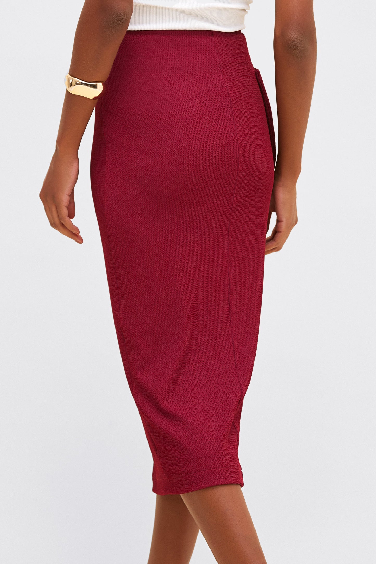 GRACE KNIT MIDI SKIRT