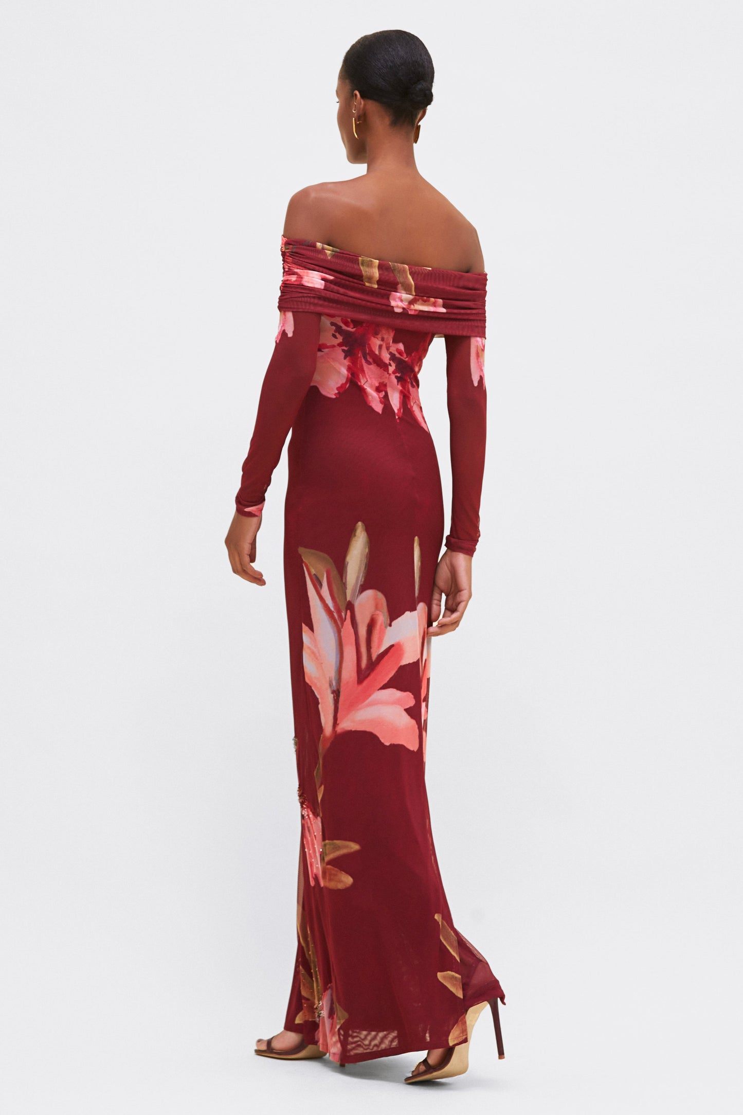 DELICATA TULLE MAXI DRESS