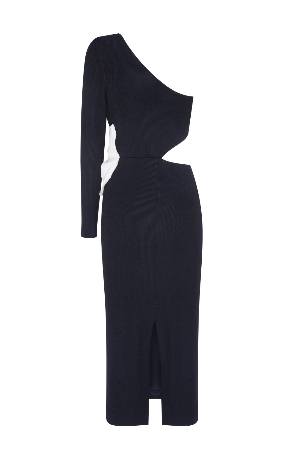 GRACE KNIT ONE SHOULDER MIDI DRESS