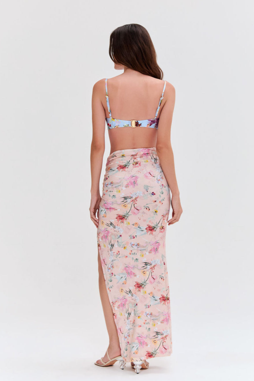 Lily Flower Beach Skirt