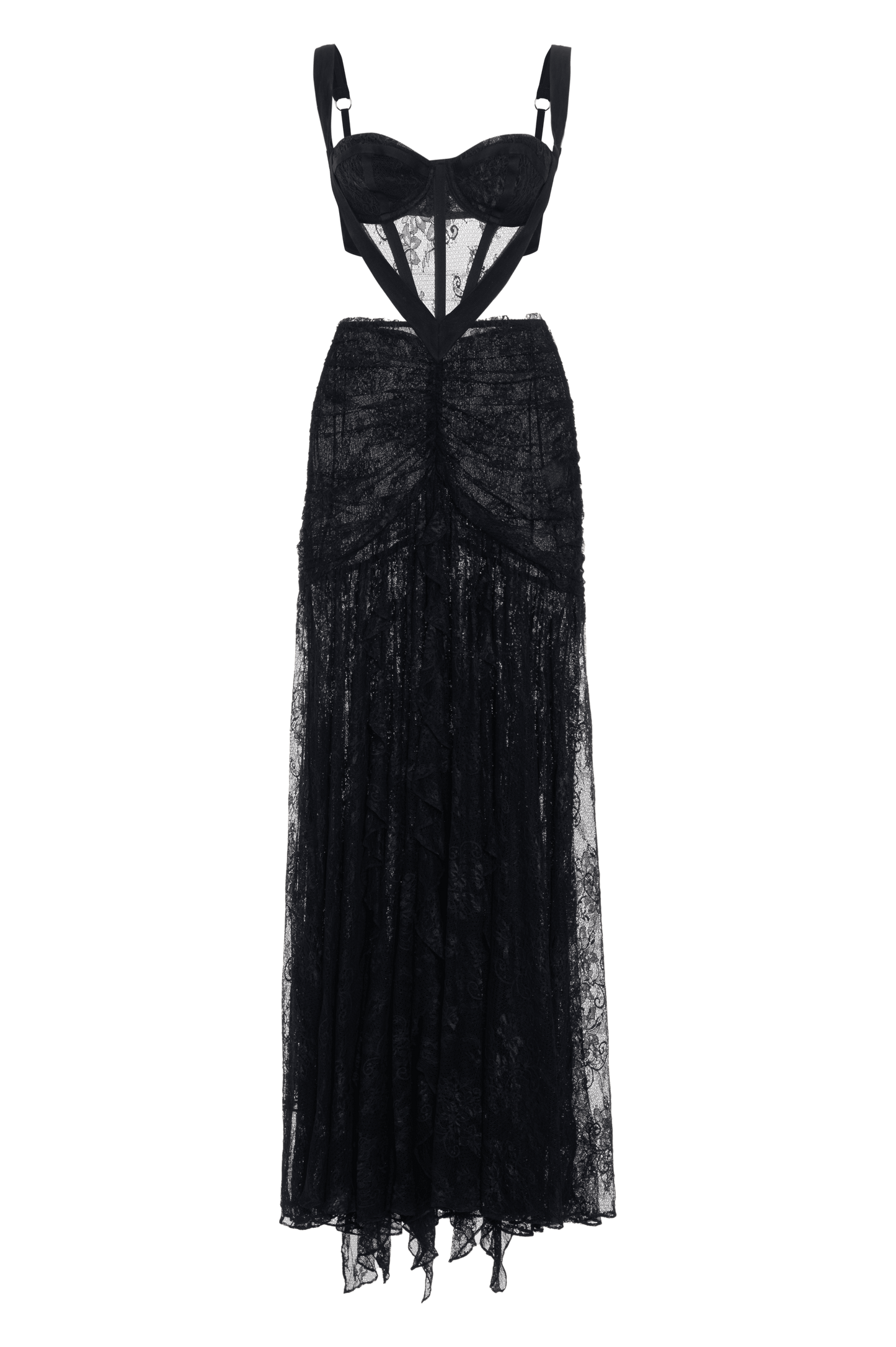 LAILA LACE CUT OUT GOWN