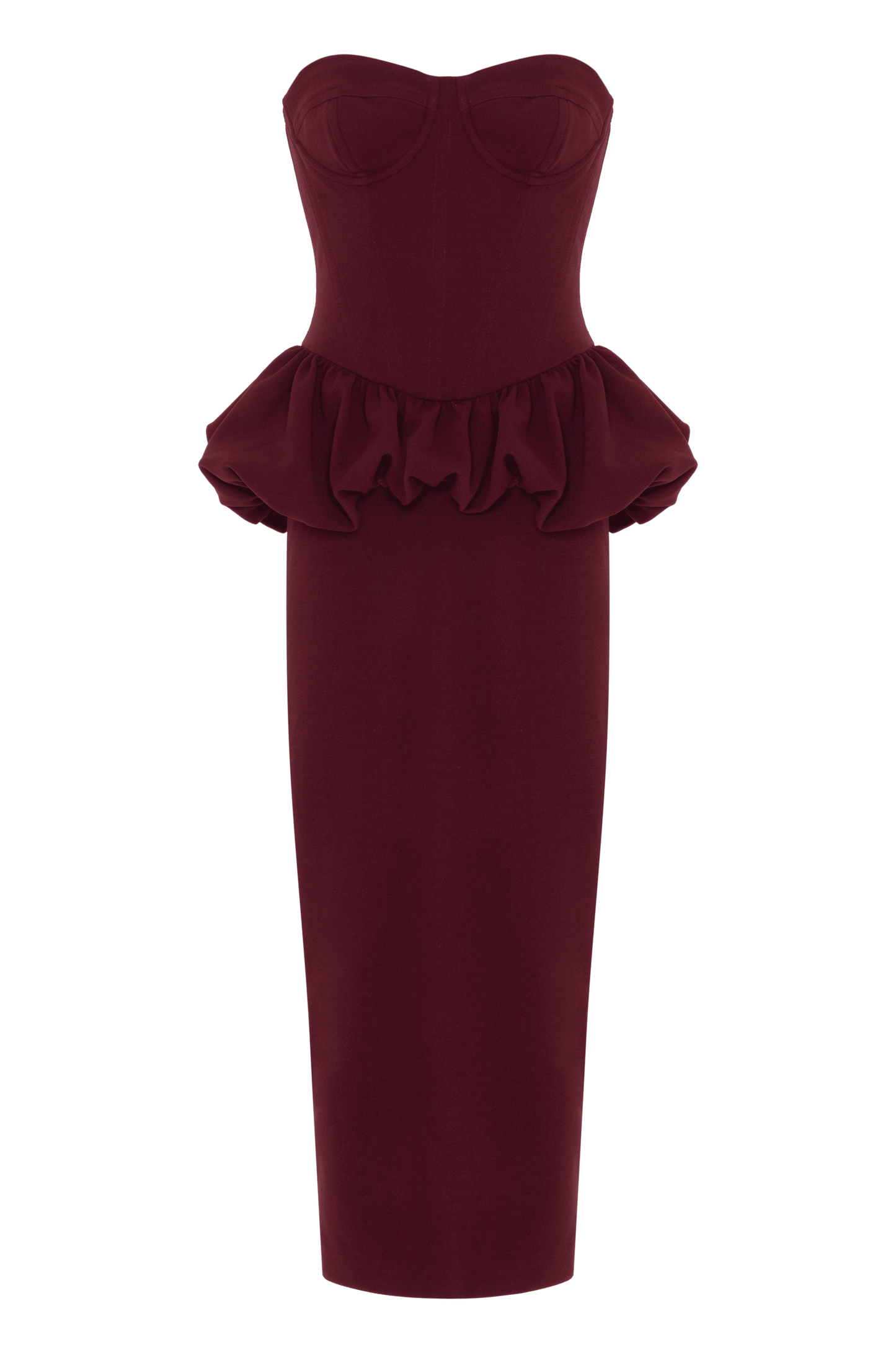 MYSTIQUE CREPE MIDI DRESS