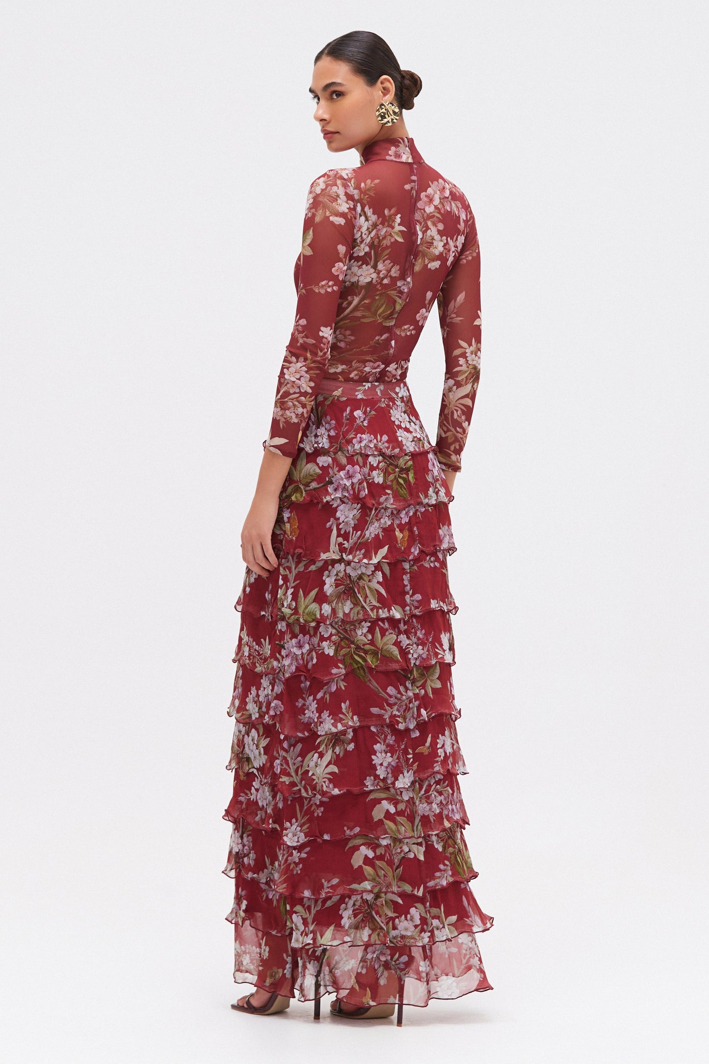 DELICATA FLUTTER MAXI SKIRT